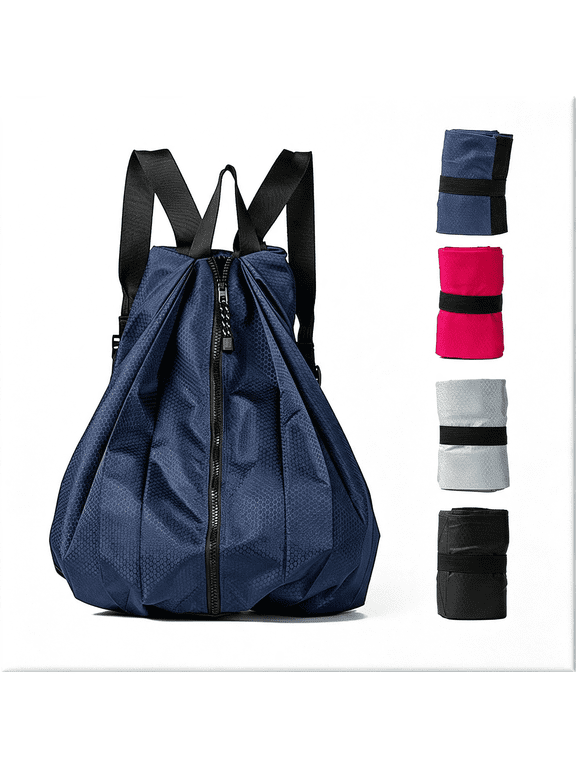 Ultra Lightweight Waterproof Small Hiking Backpack,Packable, Foldable Collapsible for Beach, Camping and Gym,Small Gym Bag, Casual Daypacks, Travel Backpack, (Blue)