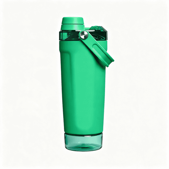 BPPEG Vitalize Shaker Bottle 20 Oz|Leakproof Insulated Stainless Steel Shaker Cup|Base Storage and Twist on Fast Flow Lid|Protein Shakes and Pre Workout Powder|Bpa-Free|Meadow
