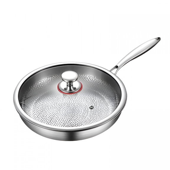 BPPEG With Lid Durable Scratch Non Stick Titanium Pan for Cooking Home Decor Suitable for Festival Gifts Non Stick Pans
