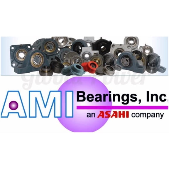 BPR6-19 - AMI - 1-3/16" NARROW SET SCREW PRESSED STEEL PLW BLK/RUB CUSH - NEW!