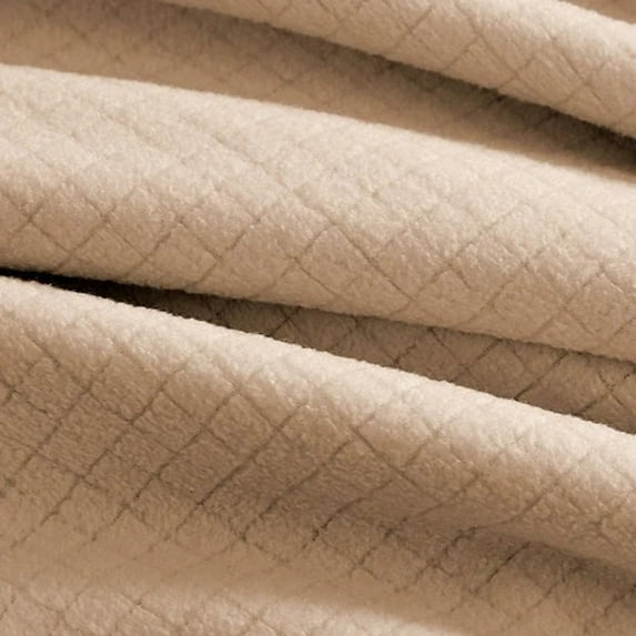 BPS Collection Grid Pattern Fleece Blankets 2 PK