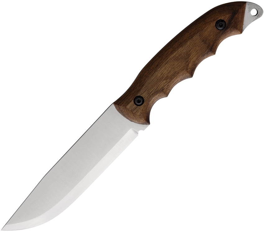 BPS Knives HK5CSH Bushcraft 5" Carbon Steel Blade Walnut Handle Fixed Knife