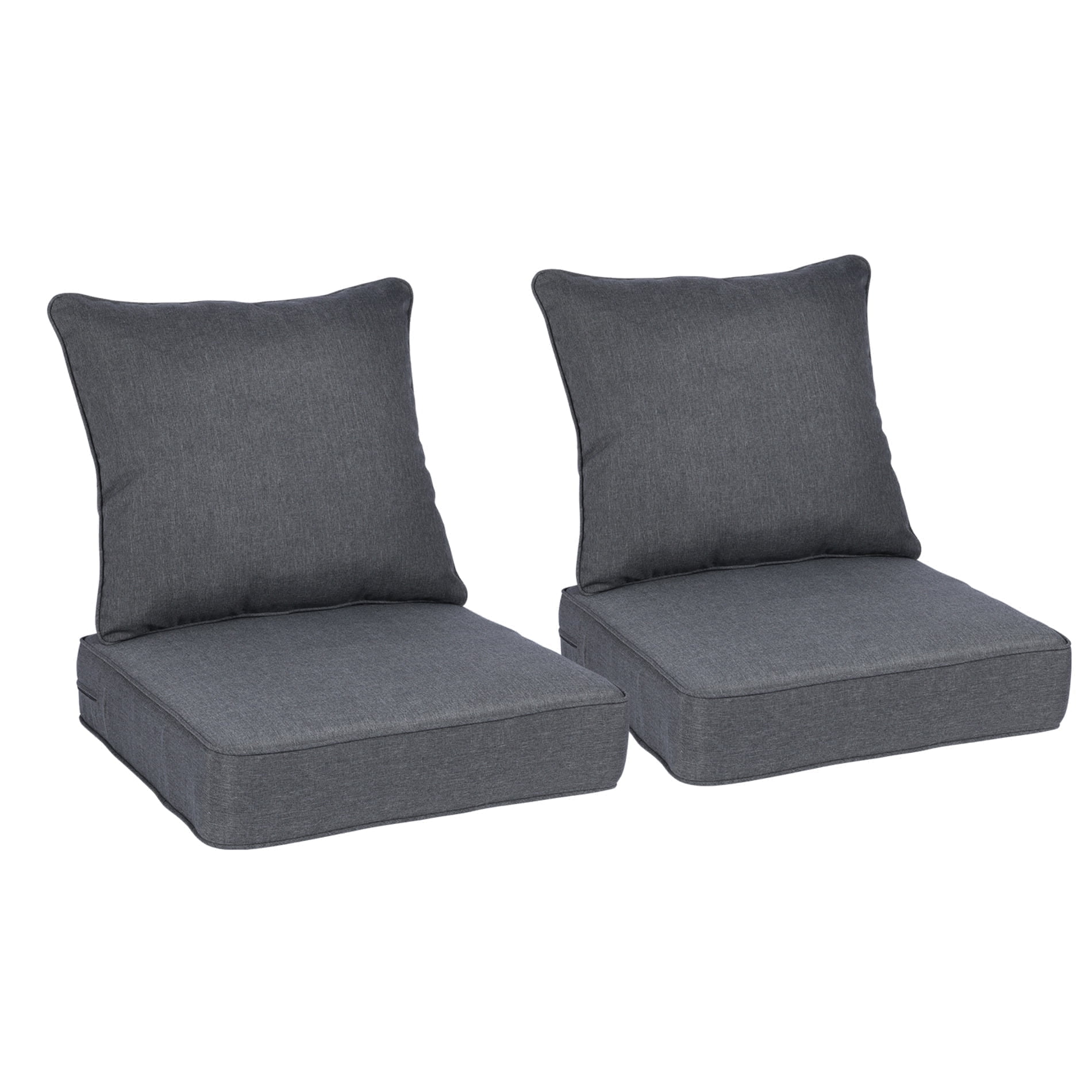 Deep Seat Cushion Charcoal Grey Outdoor Cushions Cushion Covers