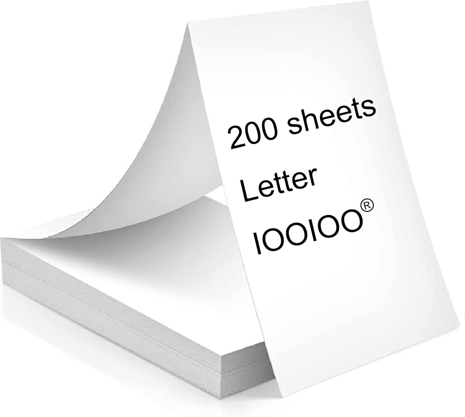 BPS free BPA free, 200 pages, thermal printer paper 8.5 x 11, letter, folded, continuous, perforated, quick dry for pen. For General, Peripage, Munbyn, Jadens, Hprt, Phomemo…(lasting 3 years) 4mark