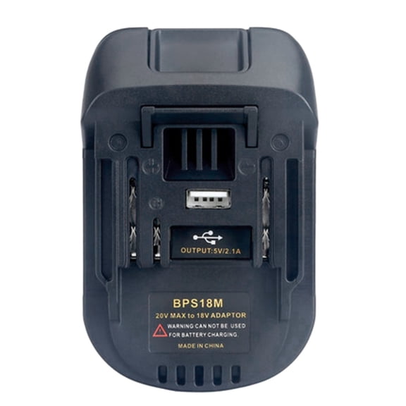 BPS18M Adapter Compatible with Black+Decker/Porter Cable/Stanley 20V Li-ion Battery Convert to for BL1830 BL1860 BL1815 18V Li-ion Battery