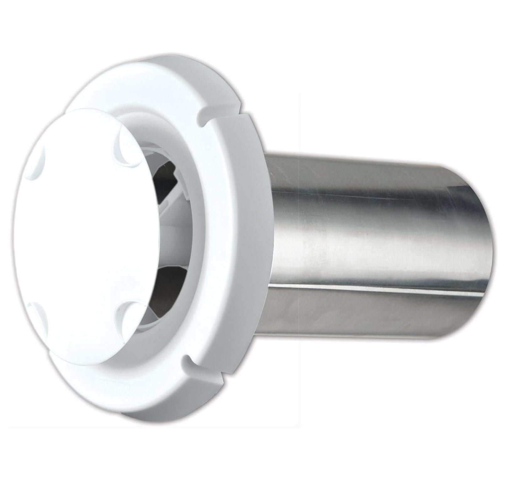 BPSH4WZW ProShield 4-Inch Spring Loaded Dryer Vent Hood, White