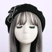 BPURB Beret Painter Buckle Hat Breathable Harajuku Hat Heart Women Girls JK Gothic