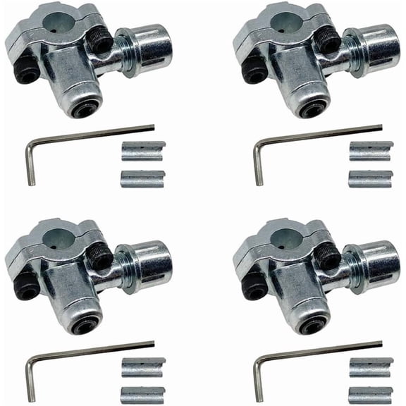 BPV-31 Bullet Piercing Valve Kit, 4Pcs BPV-31 Bullet Piercing Valve Line Tap 3 in 1 Access For Air Conditioners HVAC 1/4 Inch, 5/16 Inch, 3/8 Inch Outside Diameter Pipes