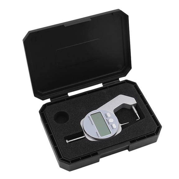 BQBQERT 0-10mm Electronic Thickness Gauge Precise Digital Micrometer Thickness Meter Tester Metric/ Conversion