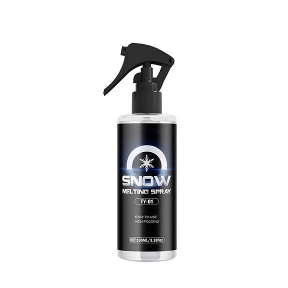 BQBQERT 1. Fast-Acting Car Windshield Deicer Sprayer, Winter Ice Melt for Snow & Removal, 100ml Anti-Freeze