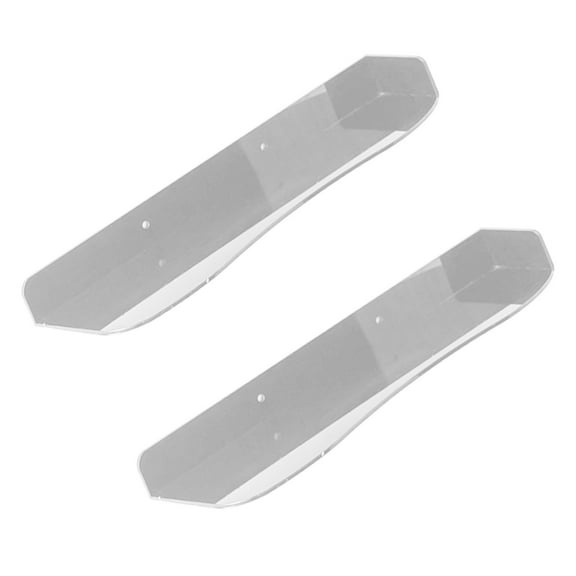 BQBQERT 1 Pair Acrylic Shoe Rack Wall Mount Storage Stand for Sneaker and High Heel Floating Display Shelf for Home or Store Use