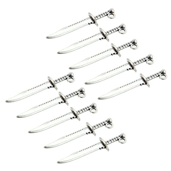 BQBQERT 10 Pcs Charms Pendants for Necklace Bracelet Jewelry Making Craft Findings
