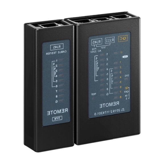 BQBQERT 1000Mbps Single Ended Net Tester With POET Against Burn Technology Thin Ethernet Cable Tester