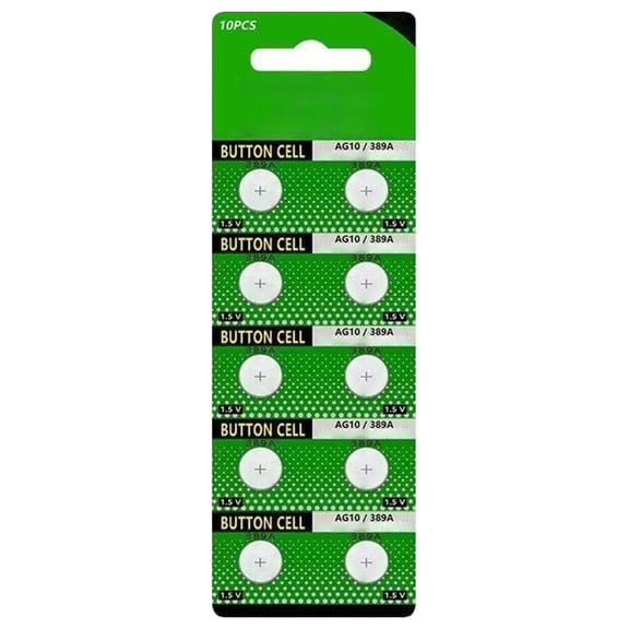 BQBQERT 10Pcs AG10 Button Batteries 189 389 390 LR1130 LR54 Suitable For Watch Remote Control Electric Toy Calculator