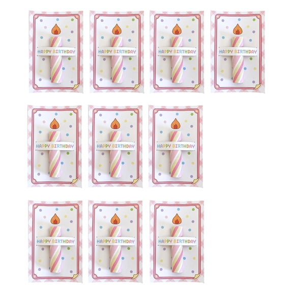 BQBQERT 10Pcs Cartoon Paper Greeting Card Anniversary Card Party Invitation For Birthday Showers Wedding