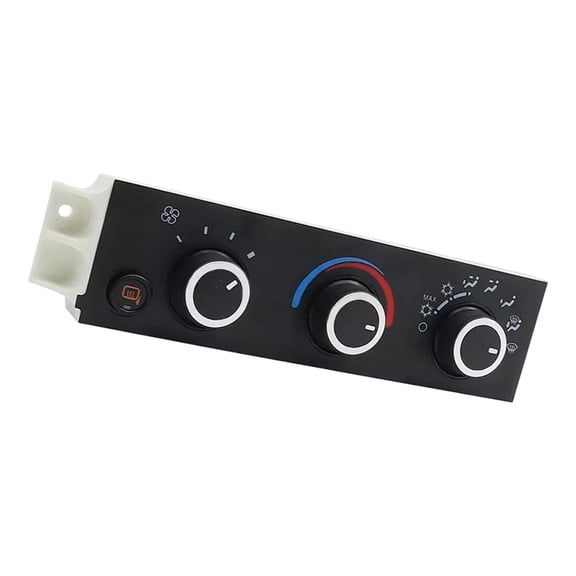 BQBQERT 15858577 ABS Climate Dashboard Replacement with Fan Temperature Graphics, 2002-2007 Control Unit for Select Vehi
