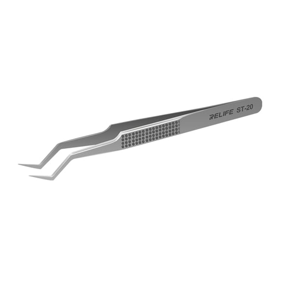 BQBQERT 1PC Stainless Steel ST-20 Tweezers Anti-static Tweezers for Electronics Repair Craft Jewelry