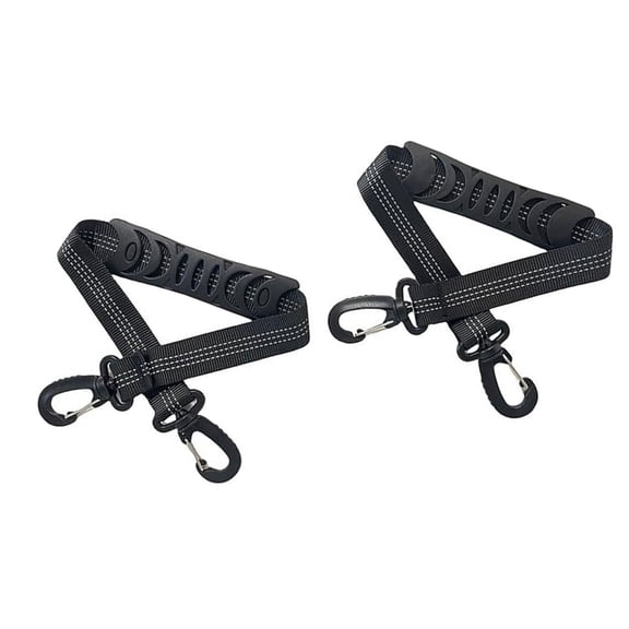 BQBQERT 2 Piece Ski Equipment Fastening Straps Heavy Duty Nylon Webbing for Securing Snowboard Boot During Travel