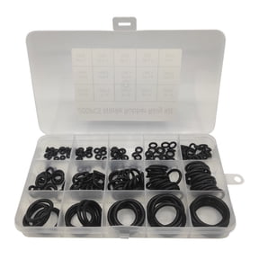 BQBQERT 200Pcs Rubber O Rings Assorted Small Rubber O Rings Rubber O-Rings Assortment Set Plumbing Gaskets 15 Size