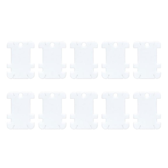 BQBQERT 200Pcs Thread Organiser Bobbins Floss Bobbins, Floss Winders for Embroidery/Sewing Thread Storage