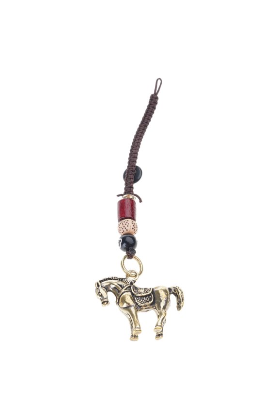 2026 Year of Zodiacal Horse Keychain Pendant Representing Speed Strength for Success New Year Present