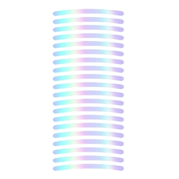 BQBQERT 20pcs Tire Rims Night Warning Stickers Car Wheel Hub Reflective Tape Adhesive Decorative Stripe Decal Tape