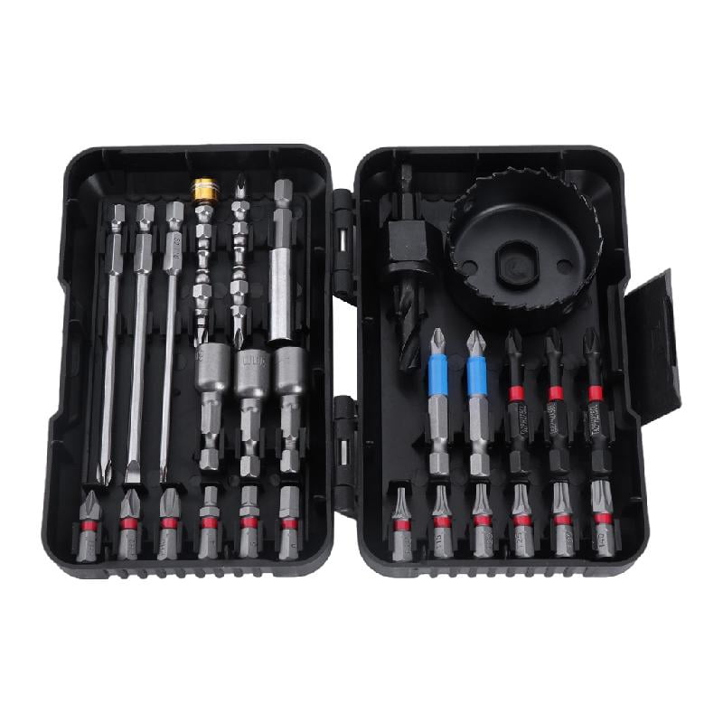 BQBQERT 27Pcs 1/4inch Screwdriver Bit Set Screwdriver Bit Set for Power Screwdriver Drill Electric Screwdriver