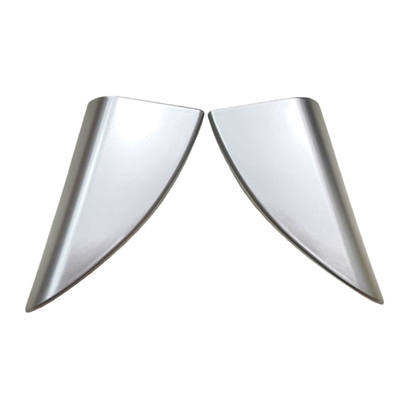 BQBQERT 2PCS ABS Triangle Pillar Covers A-Pillar Windshield Trim Molding For Car Front Window Interior Upgrade