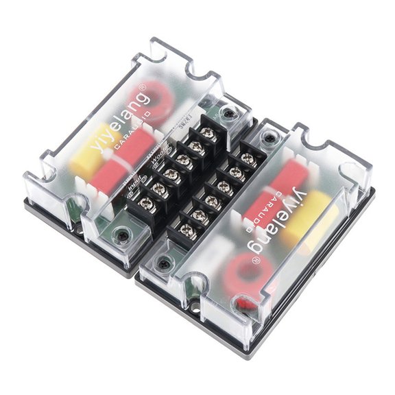 BQBQERT 2Pcs 200W Car 2 Ways Crossover Treble Bass Speakers Filter Frequency Divider