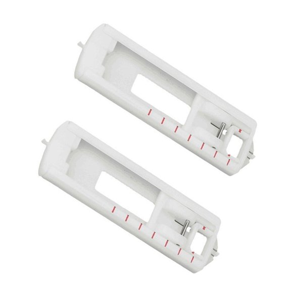 BQBQERT 2Pcs Sewing Machine ABS Presser Foot with Stitching Positioning Locking Stitching Presser Foot Attachment for Sewing