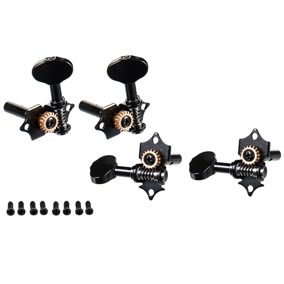 BQBQERT 2R2L Guitar String Tuning Pegs Guitars String Tuner Machine Heads Guitar Knobs Keys for Acoustic Electric Guitars