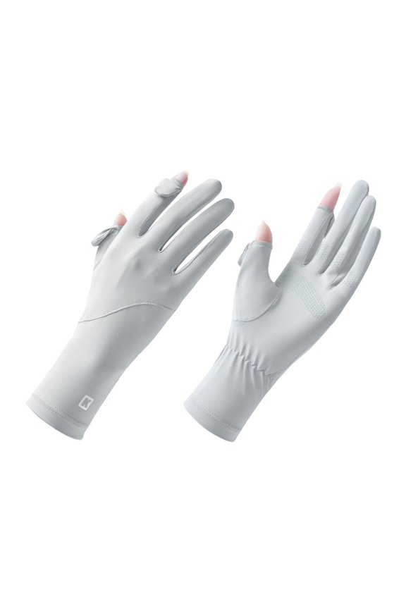 2lots Quick Drying Gloves Sunscreen Split Finger Mittens Sun Gloves for Outdoor Sports Lover