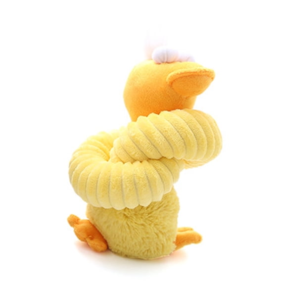 BQBQERT 2pcs Dogs Cartoon Squeaky Toy for Aggressive Chewer Plush Teether Toy for Training Cleaning Teeth Interactive Toy