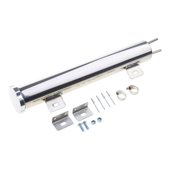 BQBQERT 2x13inch Radiator Reservoir Car Accessories Radiator Coolant Overflow Bottle Catch Can