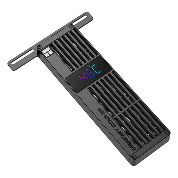 BQBQERT 3 Fan RAMs Coolers With Real Time Temperature Monitoring For Gaming PC