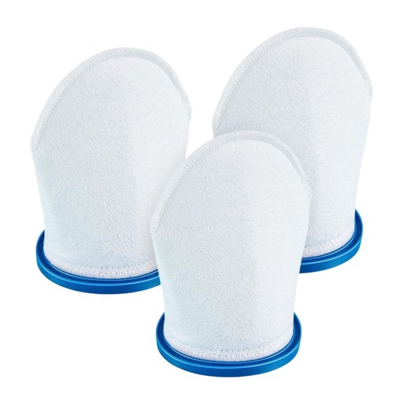 BQBQERT 3-Layer Pool Vacuum Filter Bags 3Pack Heavy-Duty Cotton Design Enhanced Debris Traps for Pool