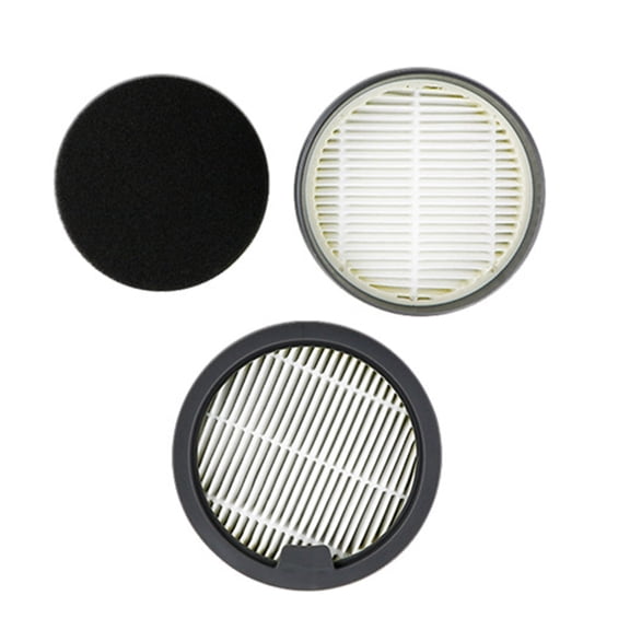 BQBQERT 3 Pack Round Filter Set Vacuum Filter Vacuums Cleaner Replacement Washable Filter ABS Texture Suitable for Vacuums