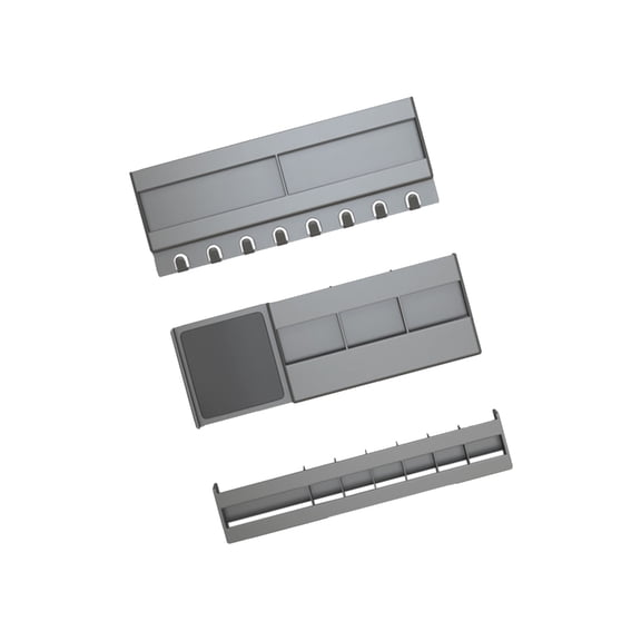 BQBQERT 3 Pcs Bathroom Wall Mount Shelving Unit with Invisible Compartments Adhesive Design Bathroom Shelf for Househol
