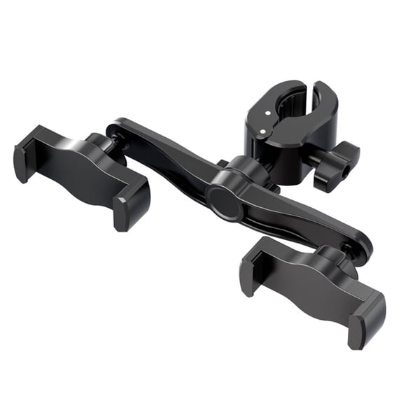 BQBQERT 360 Degree Rotatable Stand Adjustable Phone Holder for Double Use in Vlog Online Classes & Video