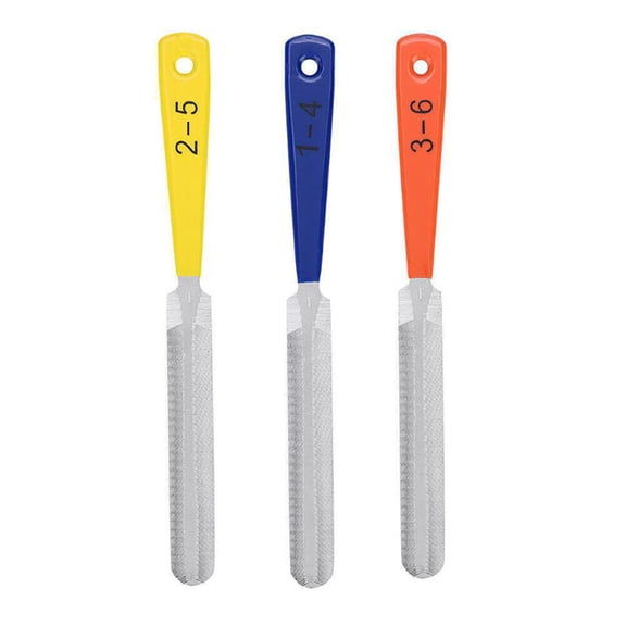 BQBQERT 3Pcs Guitar Nut File Pullers Stainless Steel Guitar Fret File for Bass Mandoline Banjos Ukulele Repairs