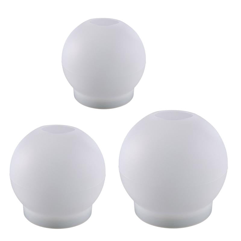 BQBQERT 3pcs Epoxy Resin Holder Mold Silicone Candlestick Hand