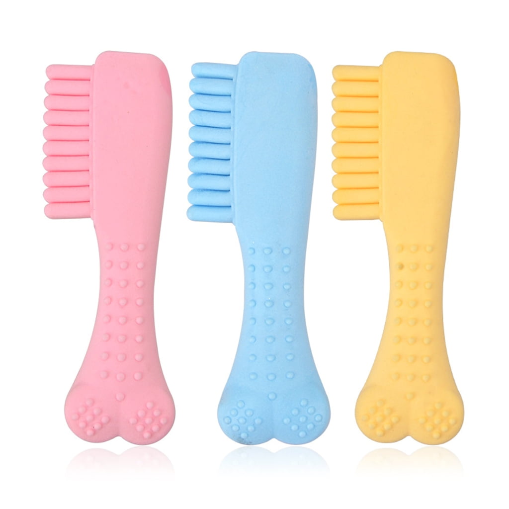 BQBQERT 3pcs Pet Toy for Chewing Teeth Dogs Interactive Bites Comb ...
