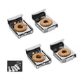thumbnail image 1 of BQBQERT 4 Pcs Wall-mounted Bracket Clamps Glass Supports Fixings for 4-6mm/0.16-0.24inch Thick Glass, 1 of 9