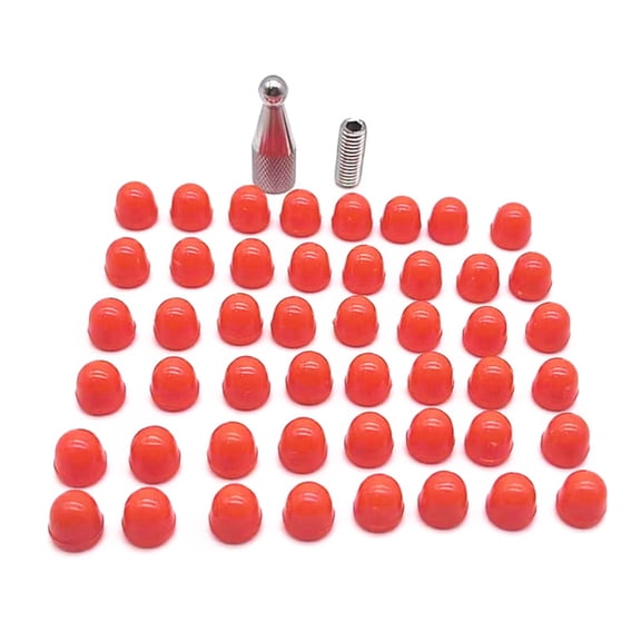 BQBQERT 48Pcs Dent Removal Rubber Tips Dent Repairs Tools Set Dent Repair Hammer Tips Auto Body Kits