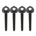 thumbnail image 1 of BQBQERT 4Pcs Cello Machine Head Ebony Wood Cello Tuning Pegs Cello Shaft Handle Tuners Musical Instruments Accessories, 1 of 11