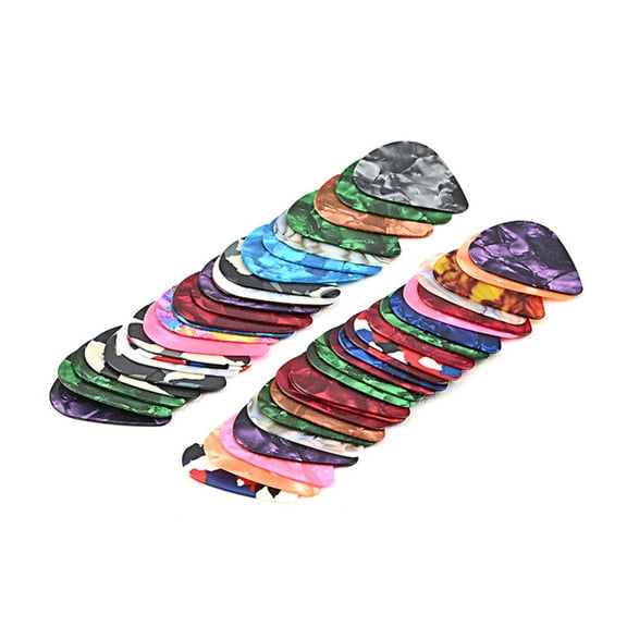 BQBQERT 50 Pieces Guitar Picks Practical 0.7mm Guitar Picks Guitar Accessories for Bass Electric Acoustic Guitars