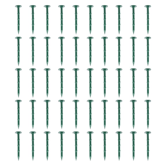 BQBQERT 50Pcs Ground Stakes Rustproof for Securing Landscape Fabric Edging Barrier