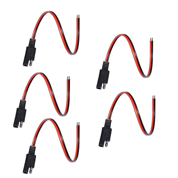 BQBQERT 5PCS SAE Quick Connection Cable 12AWG Copper for Solars Panel and Campers