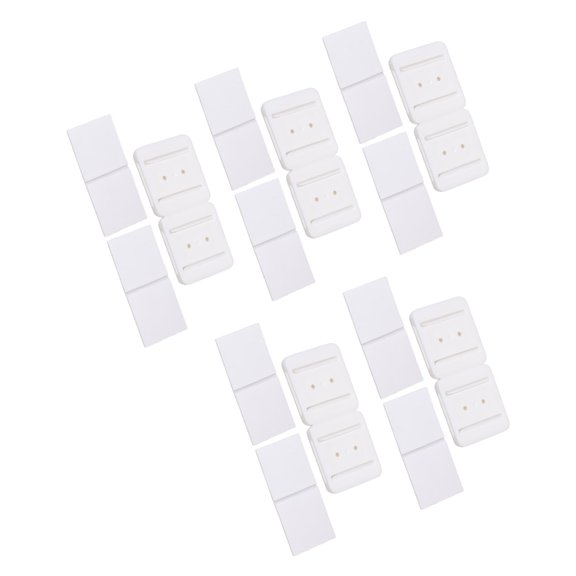 BQBQERT 5Pcs Quick Release Adhesive Cord Clip Cable Organization Fixing Holder For Desk Wall Electronics