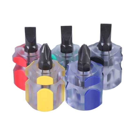 BQBQERT 5Pieces Miniature Screwdriver Set Durability Steel Construction for Household and Professional Use Repairing Tool